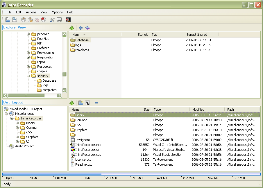 InfraRecorder (x64bit) screenshot